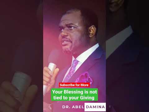 YOUR BLESSING IS NOT TIED TO YOUR GIVING - Dr. Abel Damina #abeldamina #biblediscussion #christ