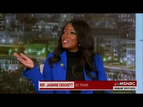 Jasmine Crockett calls out Trump#39;s corruption on MSNBC