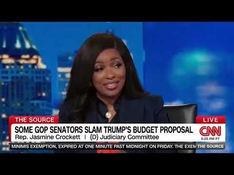 quot;Trillions for Defense, Pennies for the People”: Rep. Jasmine Crockett Calls Out the Cuts