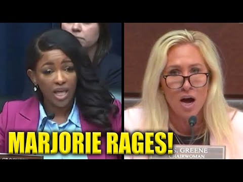 WATCH: Jasmine Crockett EXPOSES Marjorie Taylor Greene... Chaos ERUPTS!