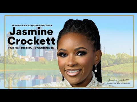 Congresswoman Jasmine Crockett District Swearing-In