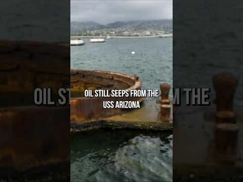 Oil Still Leaks from USS Arizona- More Than 80 Years After the Attack
