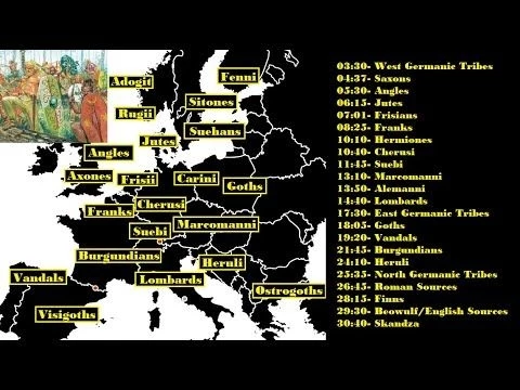 The Different Germanic Tribes