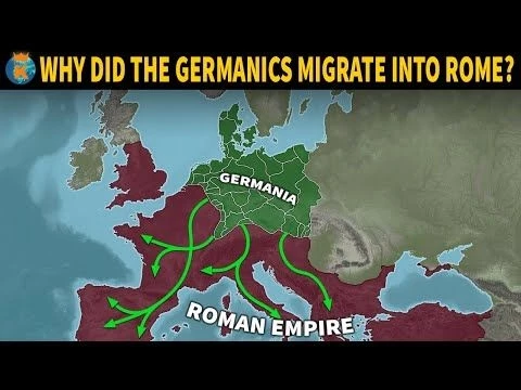Why did the German Tribes Start Migrating?