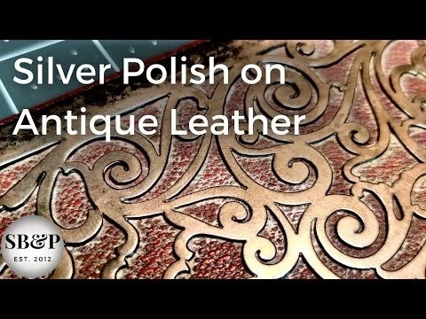 100+ Years of Silver Polish Removed from Leather Portfolio