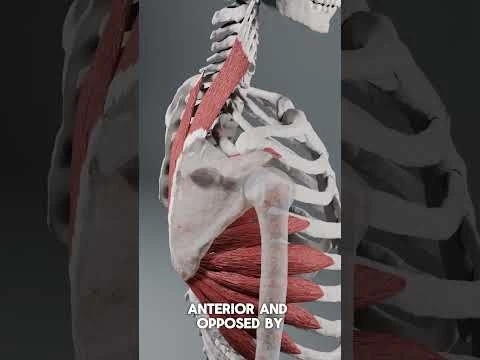 Immobile scapula shoulder pain #shoulderpain #scapula #biomechanics  #serratusanterior  #rhomboids