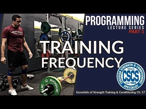 Programming for Resistance Training | Training Frequency | CSCS Chapter 17