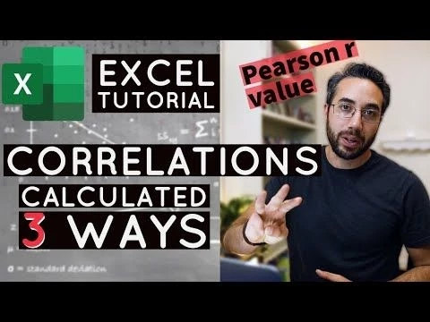 How to Calculate Correlations in Excel (CORREL and 2 more ways)