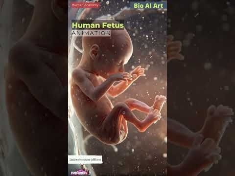 Human Fetus Animate | Human Anatomy | Bio AI Art | 11