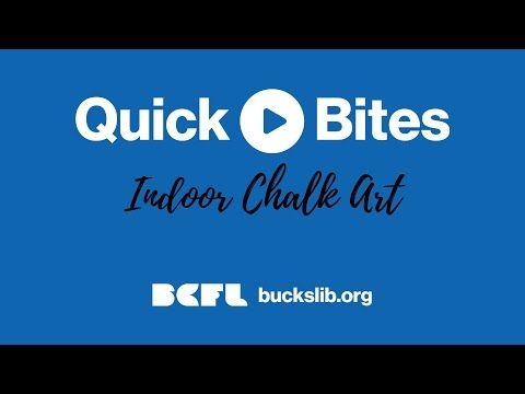 Quick Bites: Indoor Chalk Art