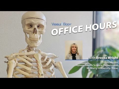 Visible Body Webinars | Office Hours with Professor Brooke Wright, session 2