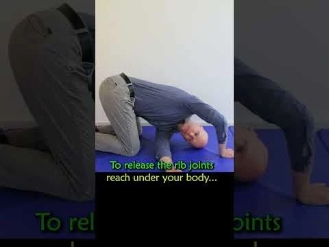 Upper back pain relief exercise