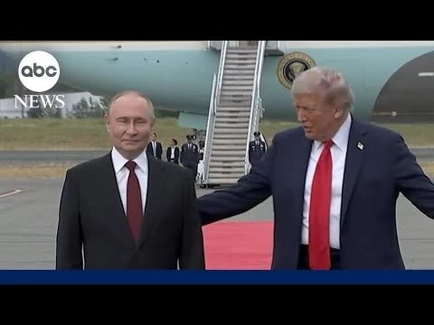 Trump and Putin arrive in Alaska for high-stakes summit