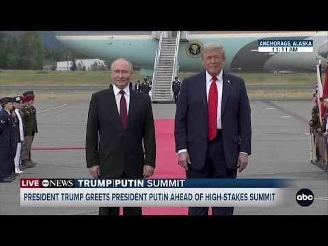 President Trump, Putin begin high-stakes summit in Alaska