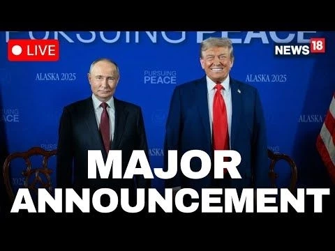 LIVE | Trump Putin Make Big Announcement On Ukraine War As Alaska Summit Concludes | N18G