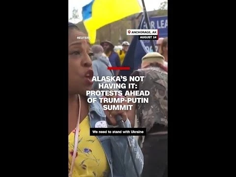 Alaska#39;s not having it: Protests ahead of Trump-Putin summit