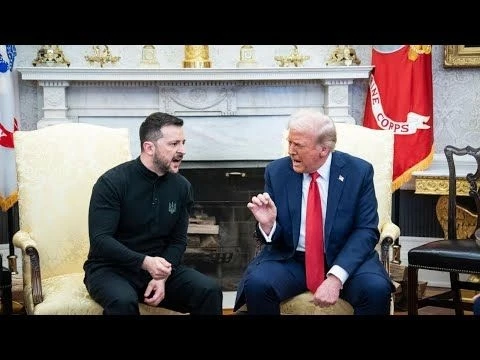 Trump meets Zelensky, EU leaders at the White House
