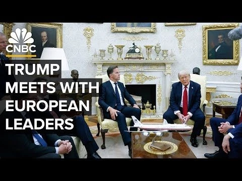 President Trump meets with Ukraine#39;s Zelenskyy and European leaders at the White House — 8/18/25