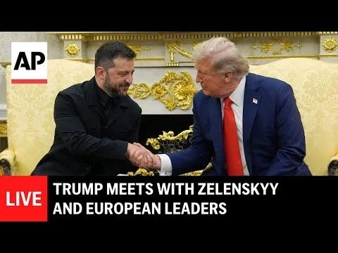 LIVE: Trump meets with Zelenskyy and European leaders at White House