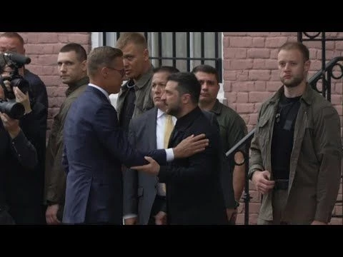 Zelensky meets European leaders at Ukrainian embassy ahead of Trump talks | AFP