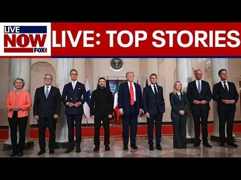 LIVE: Trump meets with Zelenskyy  EU leaders, Utah  NY shooting latest, Hurricane Erin updates
