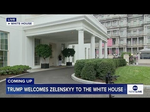 President Trump and Ukrainian President Zelenskyy meet at the White House: LIVE
