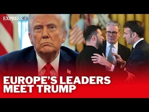 LIVE: European leaders hold joint meeting with Trump at the White House