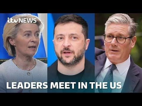 Watch live as European leaders arrive in Washington DC ahead of White House meeting | ITV News
