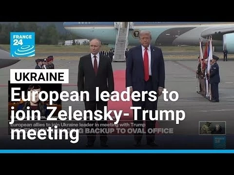 European leaders to join Ukraine#39;s Zelensky for meeting with Trump • FRANCE 24 English