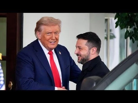 WATCH: Ukraine Pres. Zelenskyy, European leaders meet with President Trump on ending Russia#39;s war
