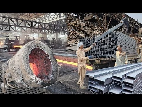 quot;From Waste to Wonder: How Scrap Metal Becomes Strong H-Beams”