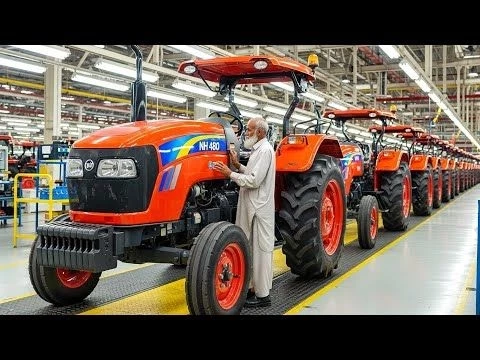 Amazing Manufacturing Process of New Holland Tractor | Inside 40-Year-Old Tractor Plant in Pakistan