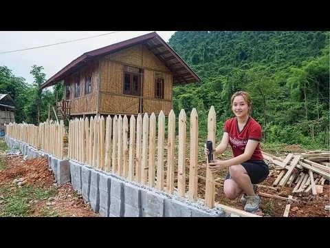 Young Woman Builds FARMHOUSE in the Jungle in 1 Year | Start to Finish by @XuanFreeLife5688