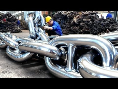 This Is How The World#39;s Strongest Anchor Chains Are Made  | by @Satisfyingtech116