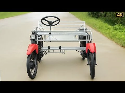 The Farmer Invented the Idea of ​​Making a Convertible 4-Wheel Car That Surprised Everyone