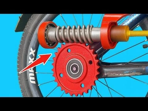 No one believes it but it really works! Turn your bike into a chainless shaft drive motorcycle