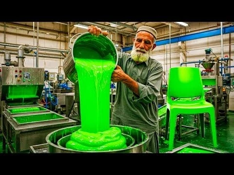 How Waste Polythene Gets a Second Life as Stylish Plastic Chairs|Amazing Recycling Of Polythene bags
