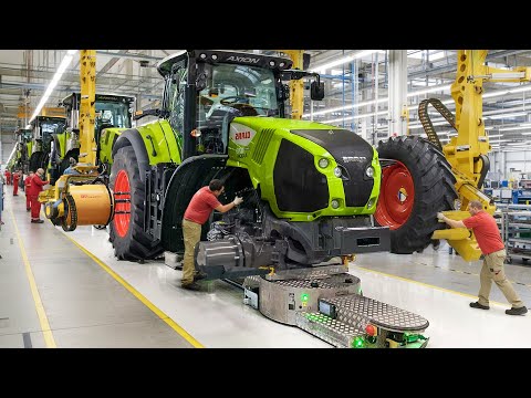 Inside Ultra Modern Factory Building Gigantic Farm Tractors From Scratch