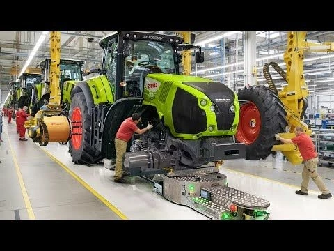 Inside Ultra Modern Factory Building Gigantic Farm Tractors From Scratch