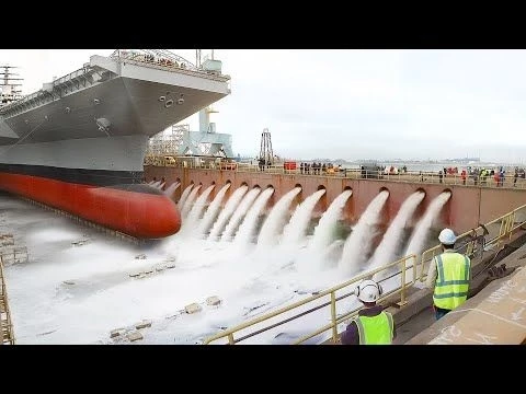 Massive $13 Billion US Aircraft Carrier Exits Dry Dock After Major Repairs
