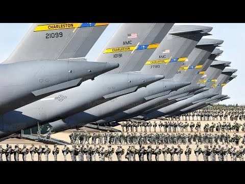 How Thousands of US Troops Board Massive C-17s For Extreme Paratrooper Mission
