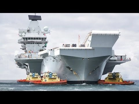 UK’s Most Powerful Carrier Ever Built in Action