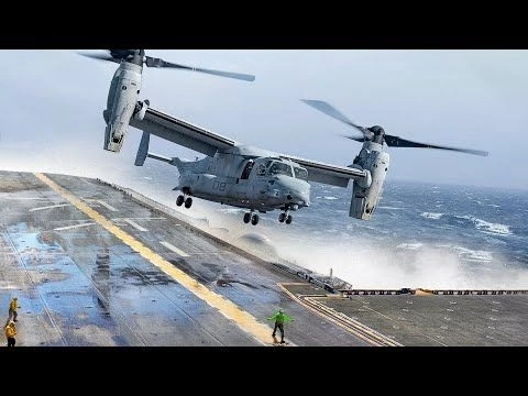 The Scary Process of Landing on a US Aircraft Carrier During a Storm