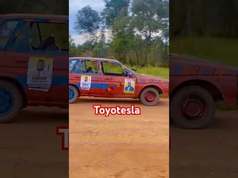 Uganda made car which doesn’t need driver #rap U just sit behind and direct where you going