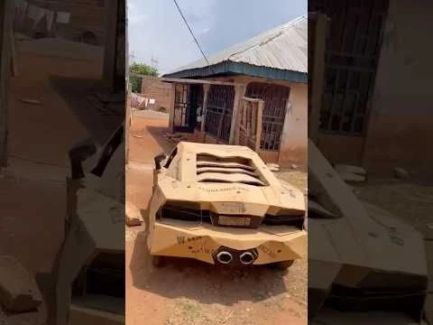 CARDBOARD LAMBORGHINI