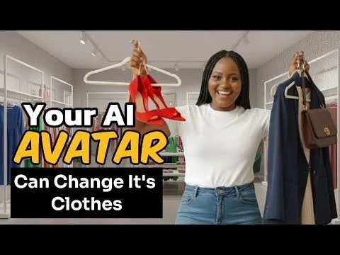 How to Make Your AI Avatar Change Clothes with Smooth Transitions | AI Avatar Tutorial