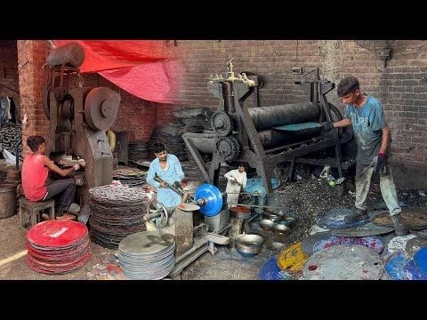 Master Craftsmen Recycle Oil Drum Tops into High-Quality Handmade Products