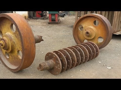 Ultimate Restoration — Full Rehabilitation of Broken Stone Crusher Shaft Using Industrial Techniques