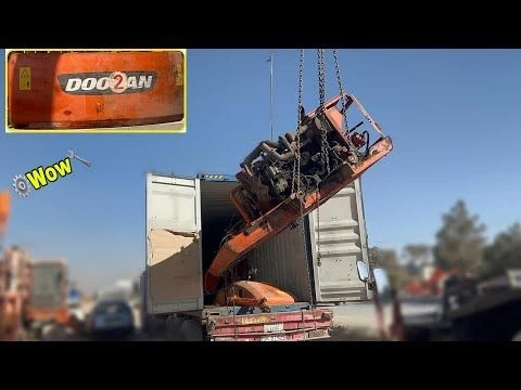 How Amazing Assembling Doosan Vacuum Cleaner Machine in Afghanstan ||