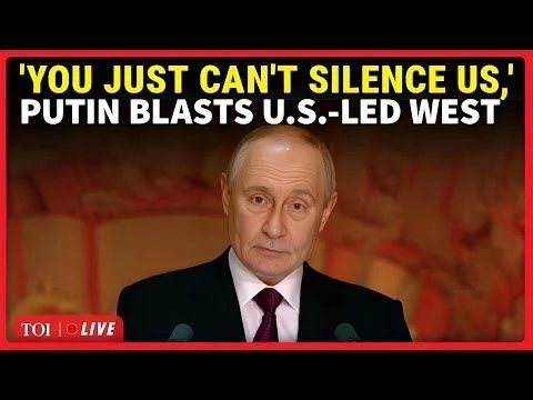 LIVE: Putin#39;s Explosive Attack On West, Calls Out Hypocrisy On quot;Freedom Of Speechquot; Over RT News Ban